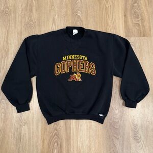 Minnesota Golden Gophers Black Crewneck Sweatshirt
